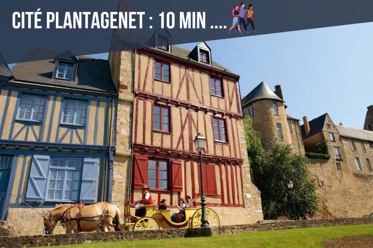 Sweet Nina Jazz Appartement Pour 5 Voyageurs, Situe A La Place De La Republique, Avec Parking Et Lit Queen Size 르망 외부 사진