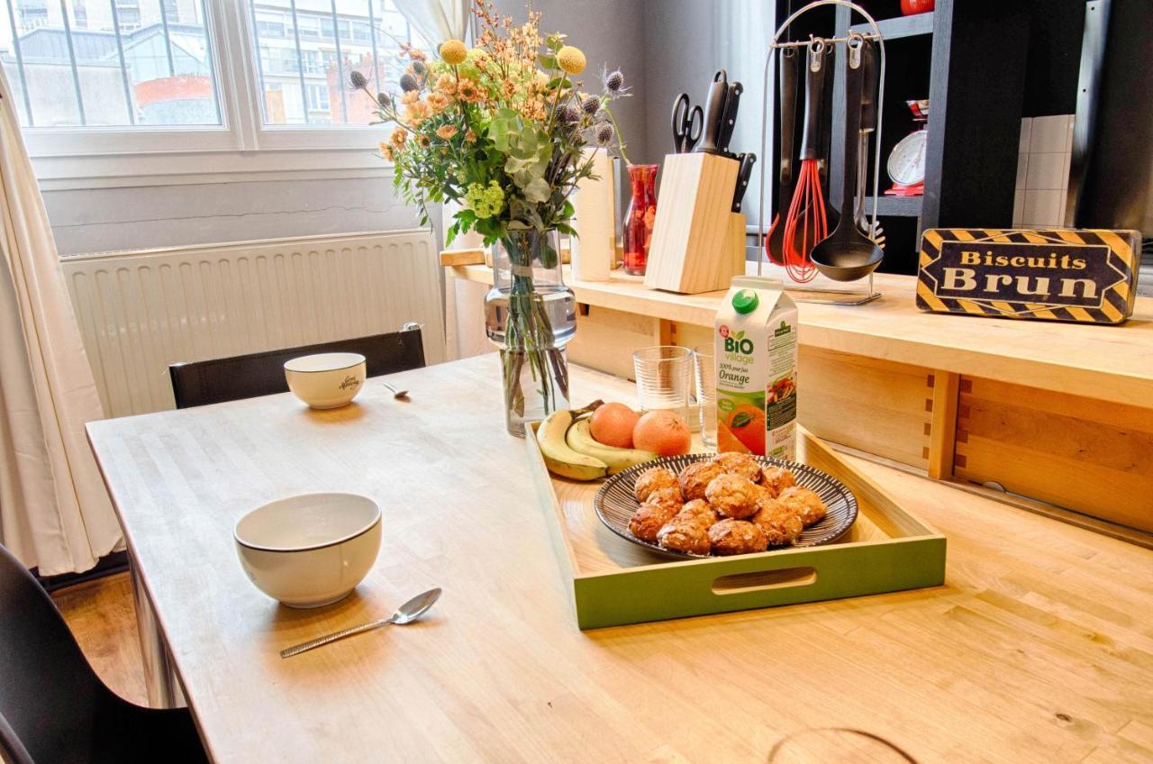 Sweet Nina Jazz Appartement Pour 5 Voyageurs, Situe A La Place De La Republique, Avec Parking Et Lit Queen Size 르망 외부 사진